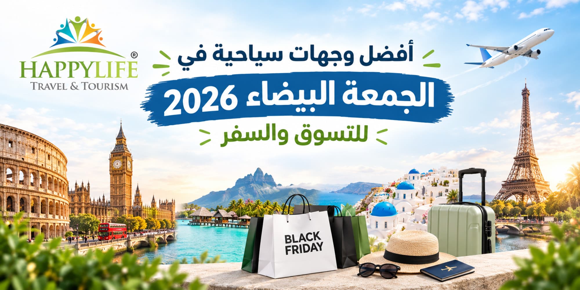 أفضل وجهات سياحية في الجمعة البيضاء 2026 للتسوق والسفر